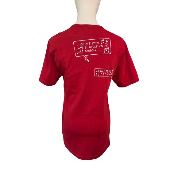 Tintin Red Graphic T-Shirt 100% Cotton XS Made in Portugal - Picture 4 of 9